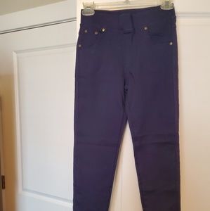Blue jeggings